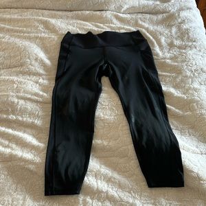 Women’s black compression leggings